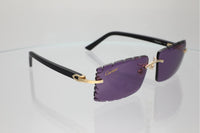 'LARISSA' GOLD BLACK ACETATE