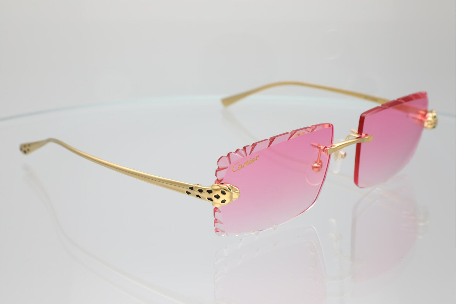 'LARISSA' GOLD 3D PANTHERE HEAD