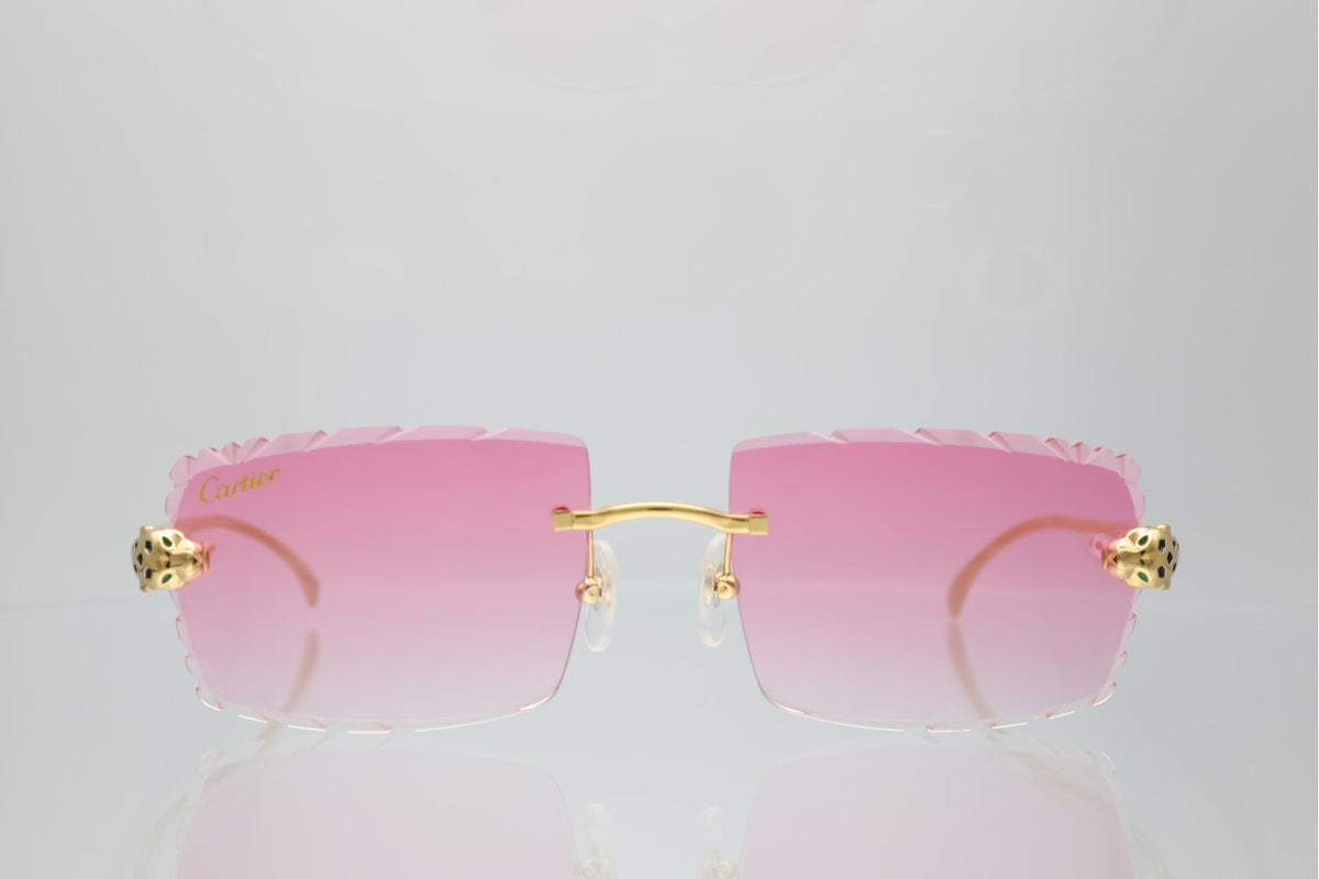 'LARISSA' GOLD 3D PANTHERE HEAD