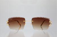 'MYKONOS' GOLD C-FRAME