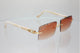 ‘LARISSA’ GOLD IVORY ACETATE