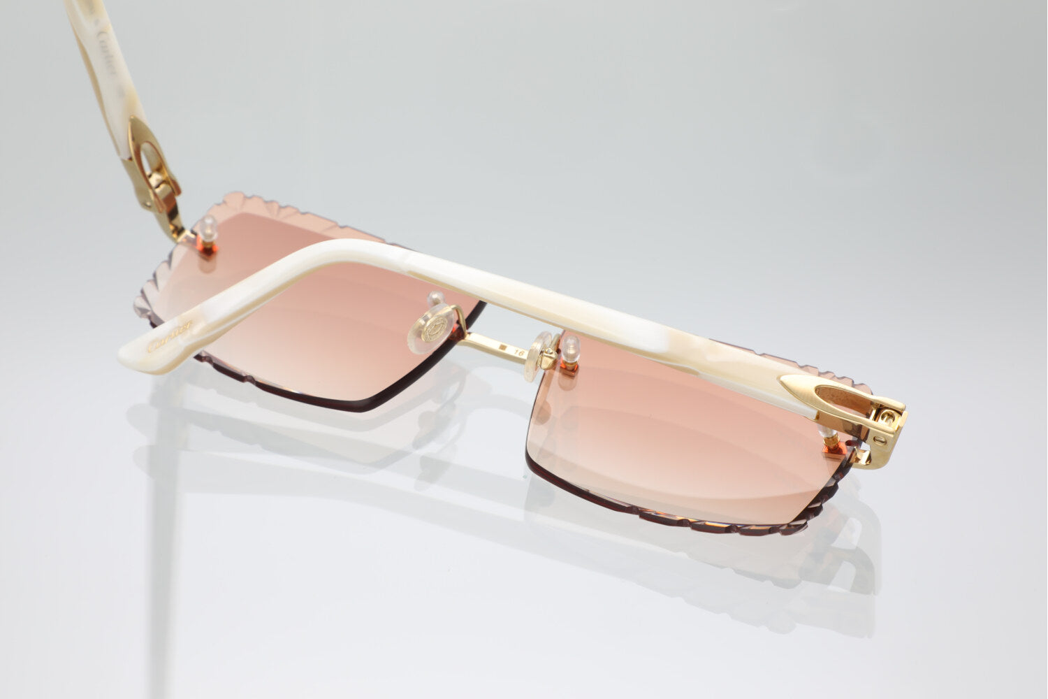‘LARISSA’ GOLD IVORY ACETATE