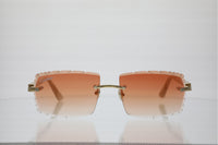 ‘LARISSA’ GOLD IVORY ACETATE