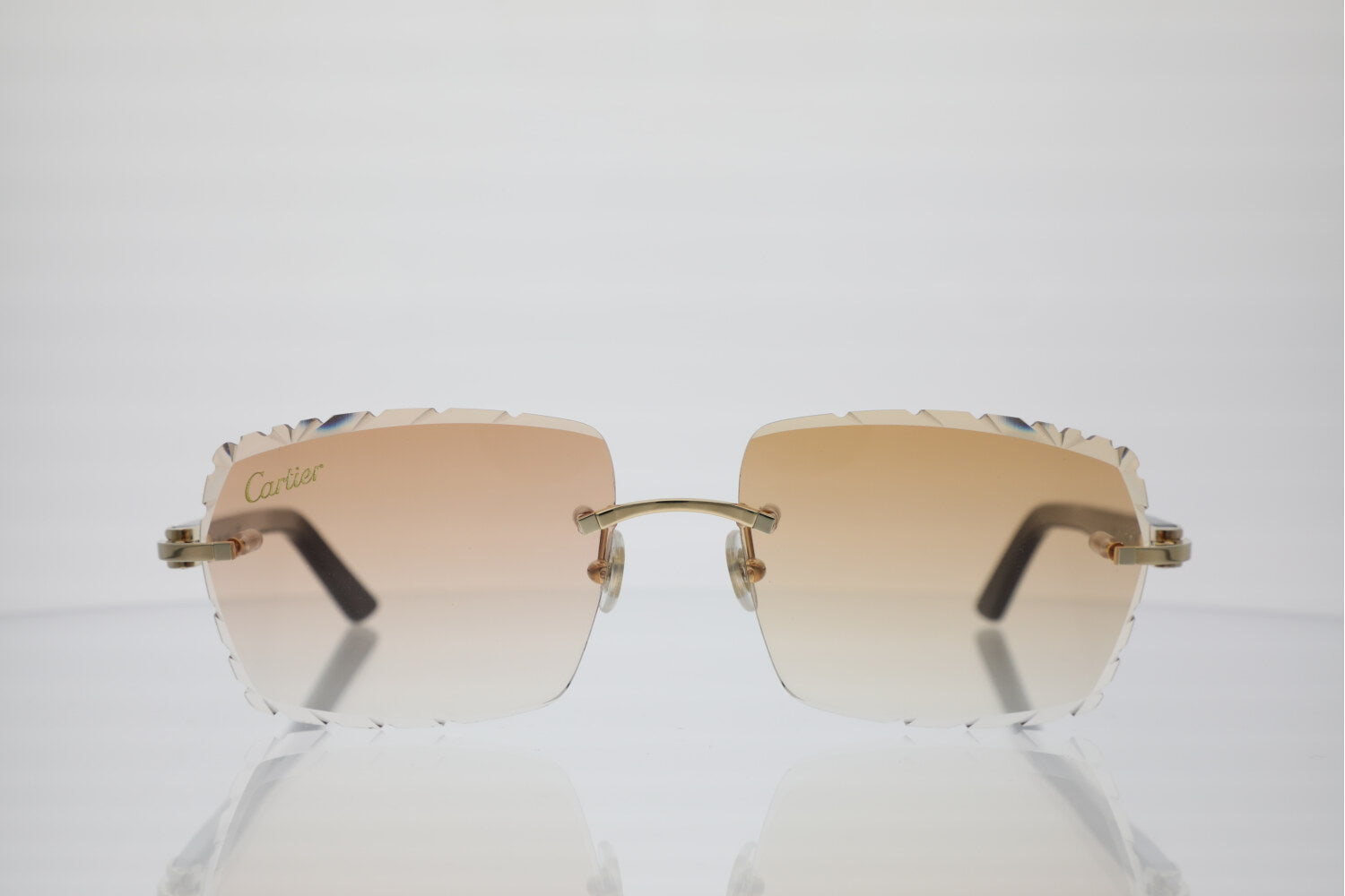 'MYKONOS' GOLD BLACK ACETATE