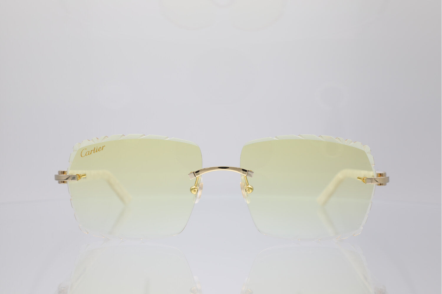 ‘MYKONOS’ GOLD WHITE ACETATE