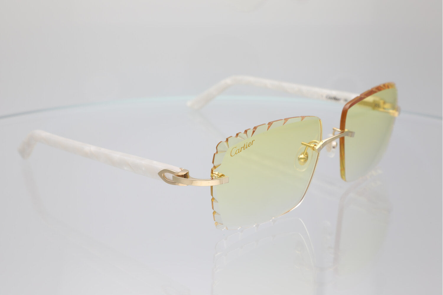 ‘MYKONOS’ GOLD WHITE ACETATE