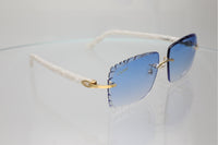 'MYKONOS' GOLD WHITE ACETATE