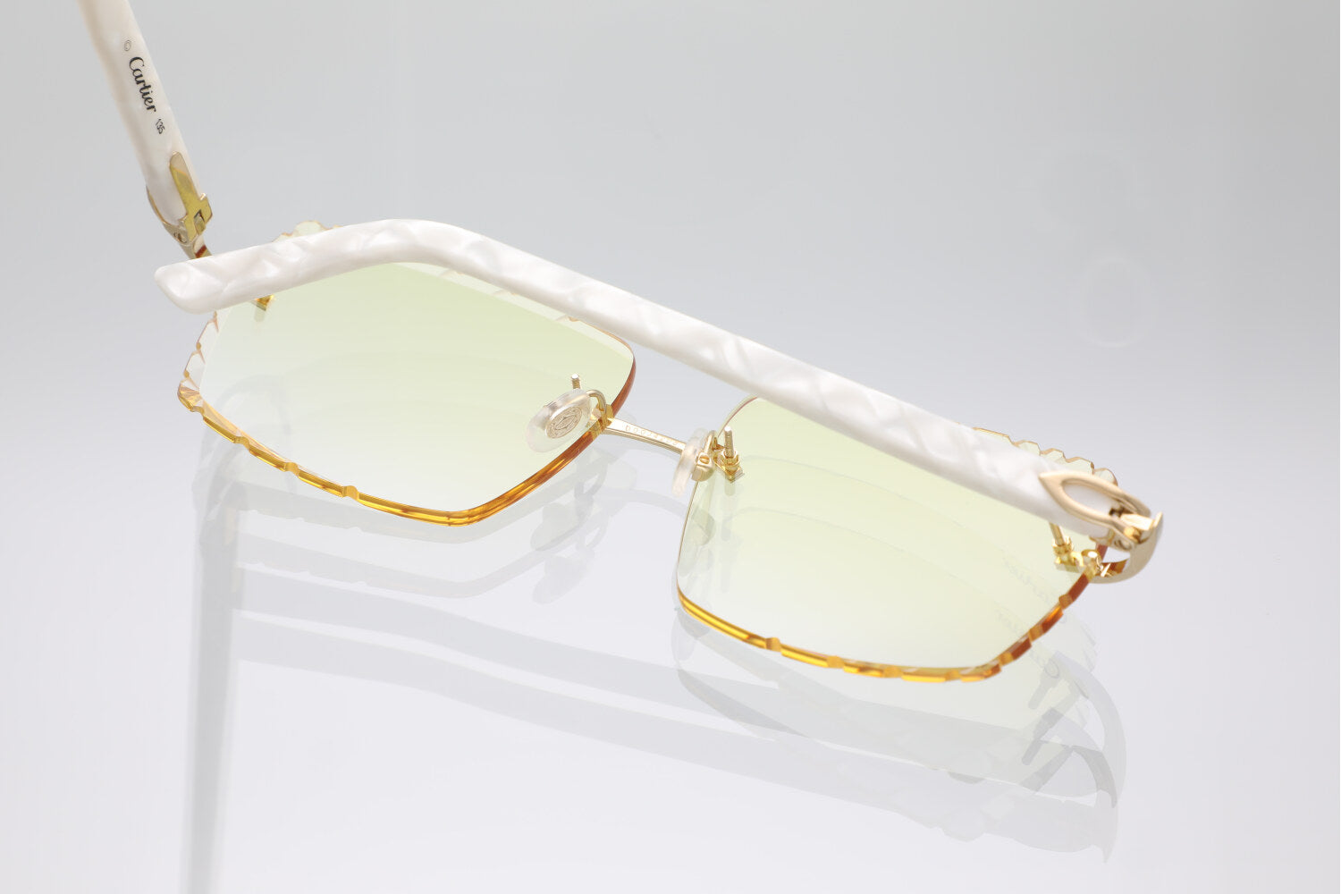 ‘MYKONOS’ GOLD WHITE ACETATE