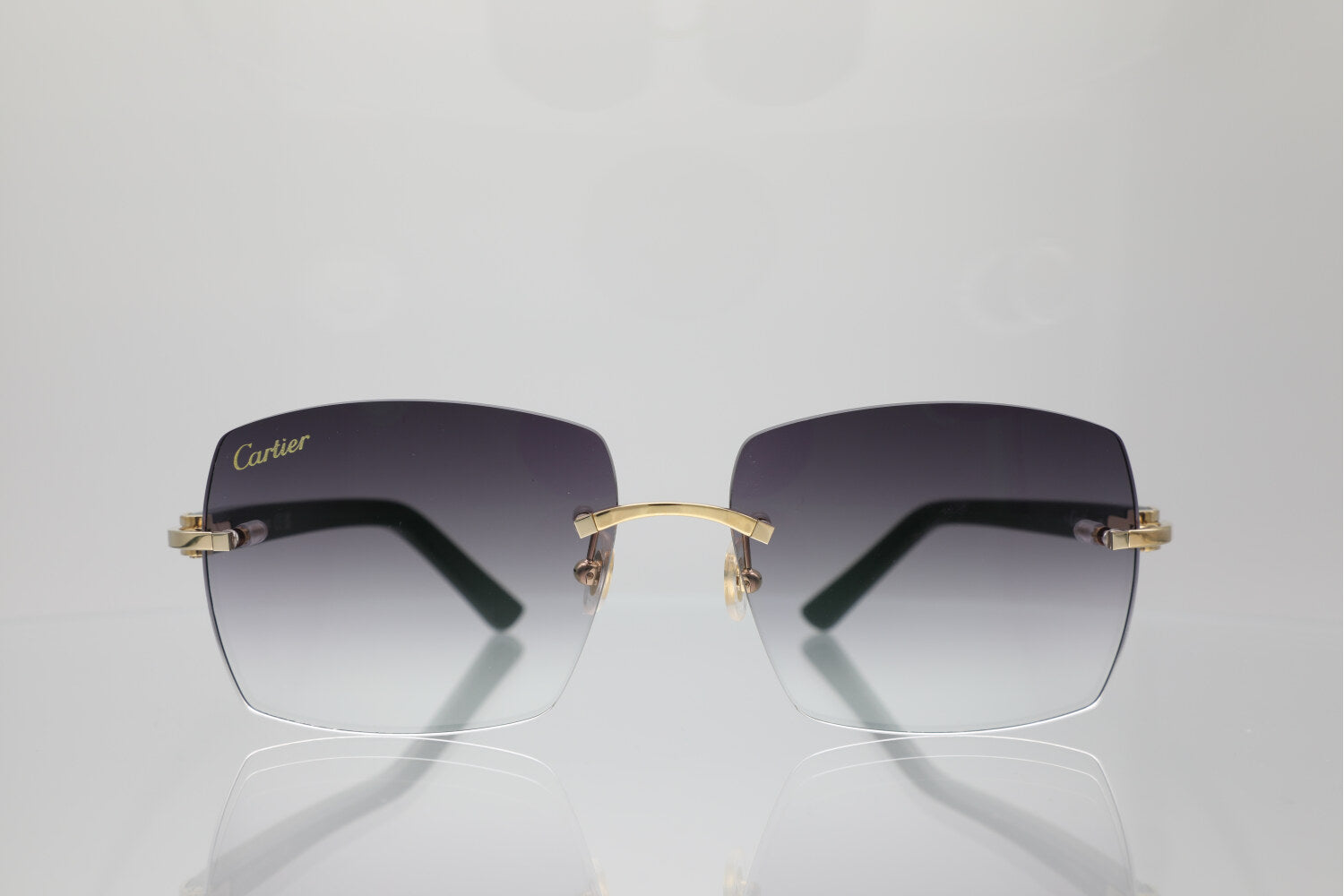 'IBIZA' GOLD BLACK ACETATE