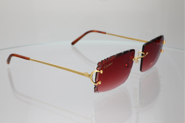 'LARISSA' GOLD C-FRAME